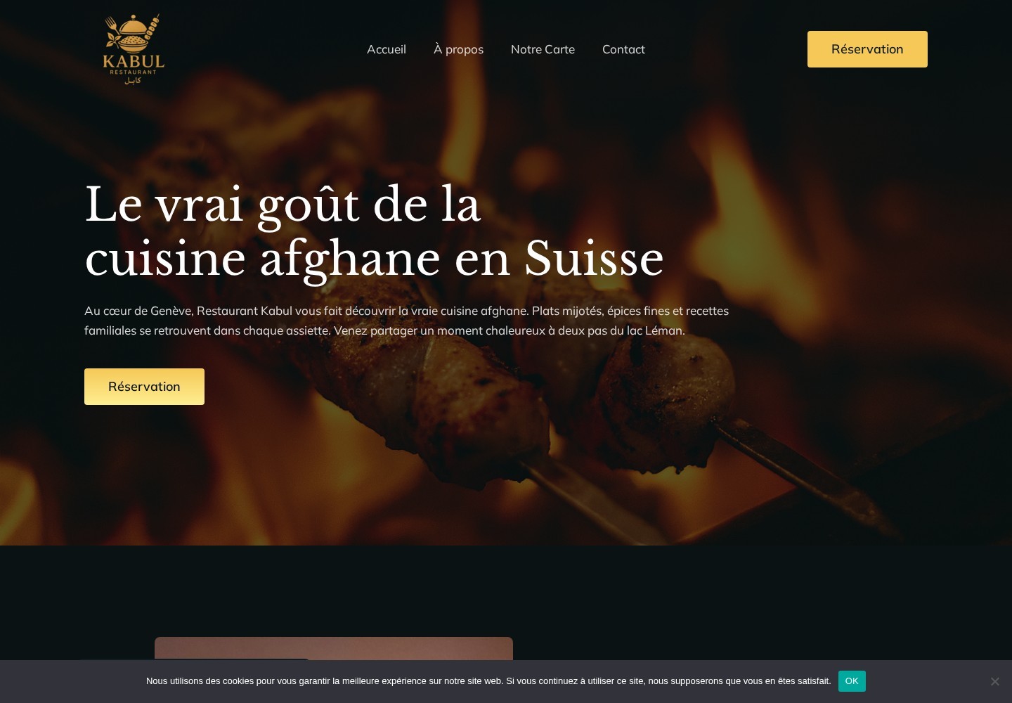Restaurant Kabul — page d’accueil