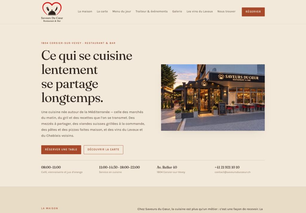 Saveurs du Cœur